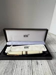 Waterman Charleston Ivory GT 18k 750 Gold F Paris Fountain Pen W/ Box *Read* - Picture 1 of 14