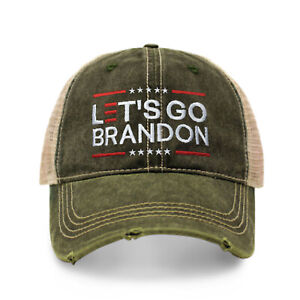 Lets Go Brandon Hat Trump 2024 MAGA USA Custom Embroidered Baseball Cap Dad Hats