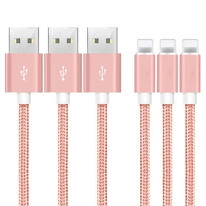 3 Pack 10FT Fast Charger Cable Braided For iPhone 14 13 12 11 Charging Cord - Picture 1 of 9