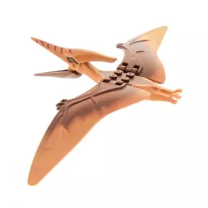 1x Lego Animal Dinosaur Pteranodon Light Nougat Back Wing Red Brown Ptera02 - Picture 1 of 1