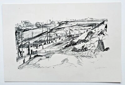 Rudolf Großmann Lithografie signiert - Bild 1 von 2