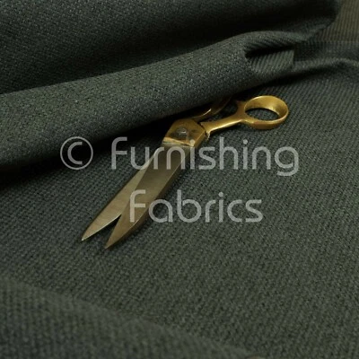 Tela para muebles cortina tapicería tejido canasta texturizado terciopelo suave en gris Foto 1 de 4