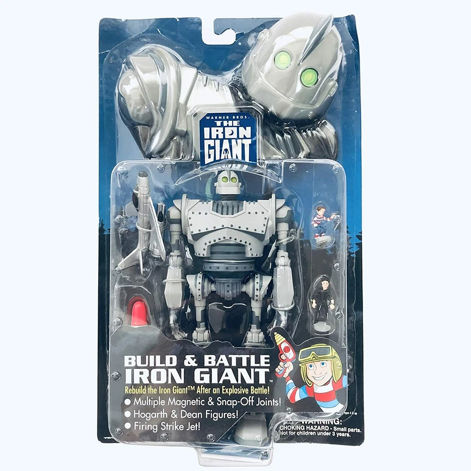 1999 Trendmasters The Iron Giant Build & Battle Action Figure With Hogarth Dean