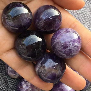 Natürliche verträumte Amethystkugel Kristall Edelstein Quarzkugel Heilung 5 Stck. - Bild 1 von 11