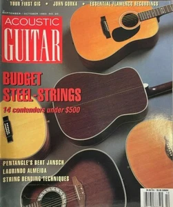 Acoustic Guitar Magazine September October 1993 Budget Steel Strings John Gorka - Picture 1 of 1