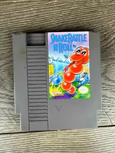 Snake Rattle 'n' Roll (Nintendo NES, 1990) Authentic - Cartridge Only - Picture 1 of 2