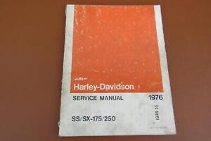 1974-1976 Harley Davidson SS SX 175 250 Factory Orig Shop Service Repair Manual