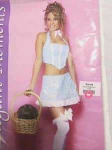 Elegant Moments Sexy Dorthy Vinyl Blue Adult 2pc. Costume Halloween Size Small - Picture 1 of 12