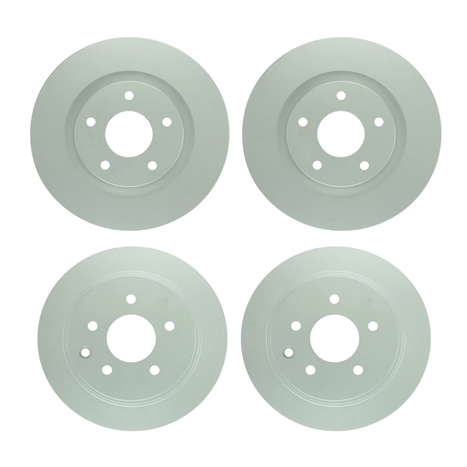 Kit de rotores de freno de disco Bosch QuietCast delanteros 296 mm y traseros 291 mm para Nissan Sentra Foto 1 de 1