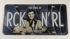 Elvis Presley The King of RCK N'RL Metal License Plate ~ NOS New Sealed - Picture 1 of 2