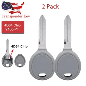 2 Replacement For 2001 - 2005 Chrysler PT Cruiser Ignition Transponder Key 64 - Picture 1 of 8