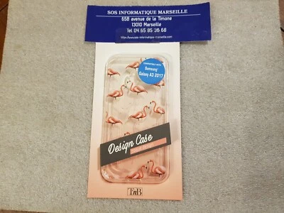 Coque protection Design TnB PCSA317FLA Décor Flamand Rose SAMSUNG Galaxy A3 2017 - Photo 1/3