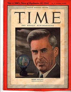 Time Magazine Pacific Overseas Edition, 1946, September 30, Henry Wallace - Picture 1 of 1