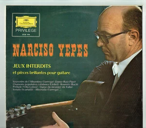 33T Narciso YEPES Disque LP 12" Guitare JEUX INTERDITS - DEUTSCHE GRAMMOPHON 106 - Picture 1 of 5