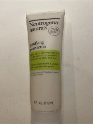Neutrogena Naturals EXFOLIANTE PURIFICANTE DE POROS Limpieza facial de la piel 4 fl oz. Foto 1 de 2