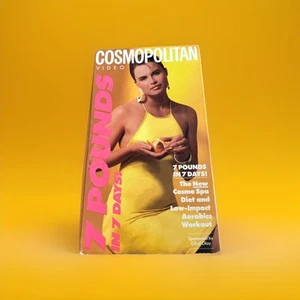 Cosmopolitan 7 Pounds in 7 Days Fitness Aerobics Workout VHS Video Tape - Picture 1 of 3