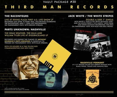 Third Man Vault #30  – Jack White/White Stripes/Raconteurs/Dead Weather Box Set Foto 1 de 4