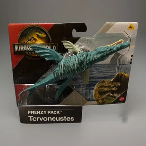 Figura de acción de dinosaurio TORVONEUSTES Jurassic World Rebirth Movie FRENZY PACK 7" - Imagen 1 de 2