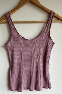 Chaleco Top Petit Bateau Niñas Correas Ajustables 100% Algodón Rosa Rayas 14 Años Foto 1 de 4