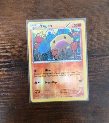 DIGLETT REVERSE HOLO POKEMON CARD 38/83 XY GENERATIONS NEVER PLAYED LP - Image 1 of 2