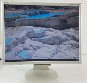 20" NEC LCD2070VX UXGA 1600x1200 60Hz 5ms TN DVI VGA Monitor Bildschirm, Silber - Bild 1 von 1