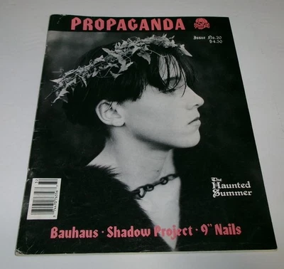 1993 Propaganda Magazine #20 The Haunted Summer Bauhaus Nine Inch Nails Goth - Image 1 of 4