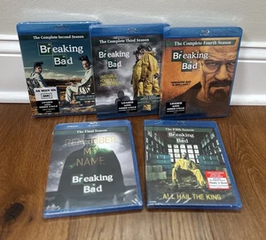 Breaking Bad - Serie (5 Staffeln) Blu Ray DVDs ALLE NEU versiegelt 2,3,4,5 & Finale - Bild 1 von 7