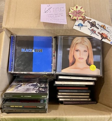 Лот 67 компакт-дисков — рок-поп джаз классика смешанные жанры 80-е 90-е 2000-е — читайте - Изображение 1 из 4