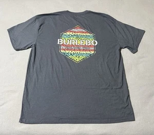 Burlebo T Shirt Find Your Wild Mens 2XL Blue Short Sleeve Surfer Beach - Picture 1 of 7