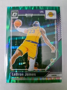 Amortiguador verde Donruss Optic LeBron James 2024-25 121/149 Los Angeles Lakers #148 - Imagen 1 de 3