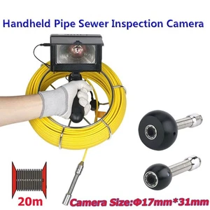4.3Inch LCD Monitor 17mm Handheld Industrial Pipe Sewer Inspection Video Camera - Picture 1 of 9
