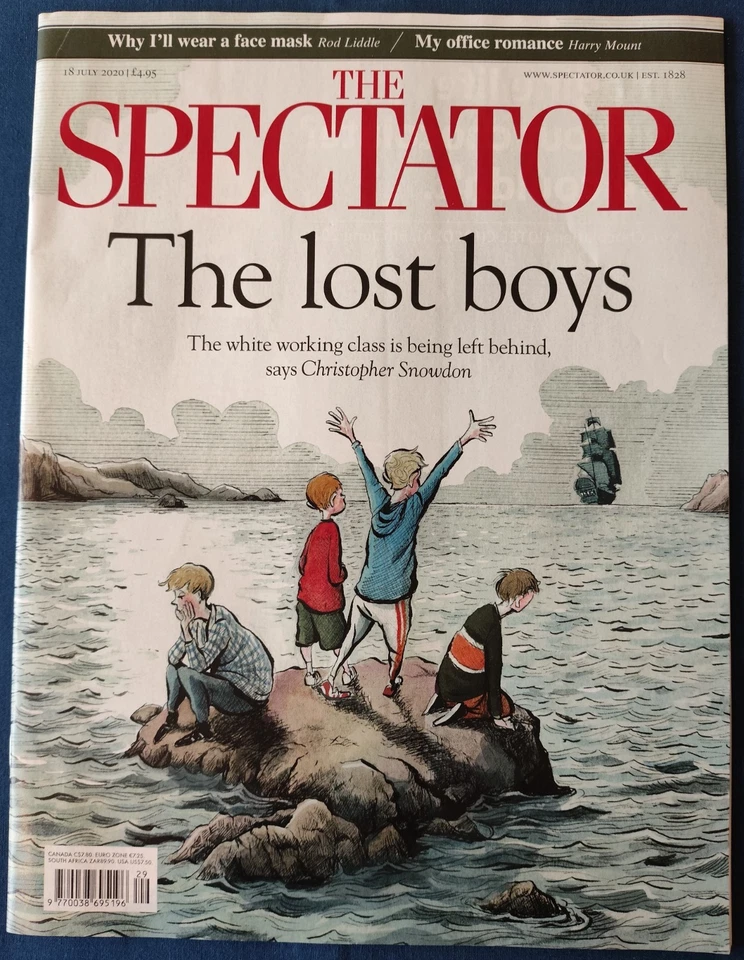 THE SPECTATOR MAGAZINE -18 JULY 2020 - THE LOST BOYS - Image 1 of 1