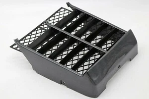 Yamaha Banshee grill plastic radiator cover CARBON FIBER SE SP 50th anniv GLOSS - Picture 1 of 7
