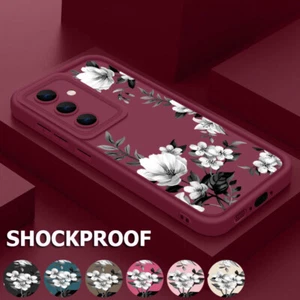 Case For Samsung Galaxy A16 A56 A55 A15 A54 A14 S25 S24 Flower ShockProof Cover - Picture 1 of 15
