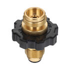  Gas Tank Adapter Brass Propane Filling Valve Camping Stove Nozzle
