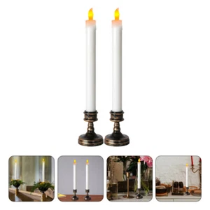 Wedding Flickering Candle Lighted Window Candle Electric Candle Window - Picture 1 of 12