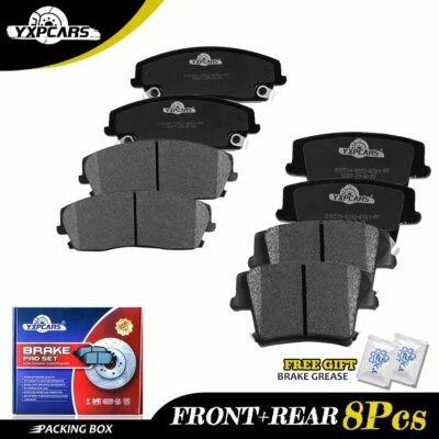 Front Rear Ceramic Brake Pads For 2009 - 2018 Charger Challenger Chrysler 300 - Image 1 of 4