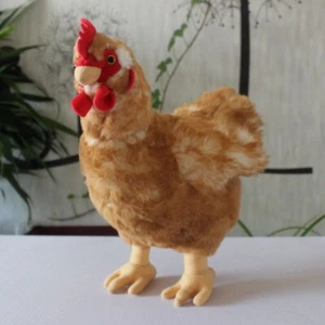 high quality plush hen toy stuffed yellow chicken doll gift about 33x25cm - Picture 1 of 7