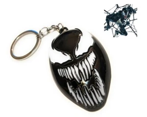 VB1 VENOM SPIDERMAN MOVIE Spider Man Eddie Brock Keychain cosplay MARVEL USA - Picture 1 of 7