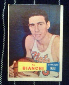 1957 Topps Basketball #59 Al Bianchi Syracuse Nats 57T-59 - Picture 1 of 2