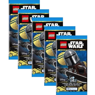 BLUE OCEAN LEGO Star Wars - Serie 5 Trading Cards - 5 Booster