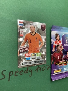 Panini Fifa World Cup Qatar 2022 Limited Edition De Ligt Nederland 22 Not Road - Picture 1 of 1