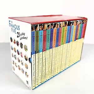 The Famous Five Complete Collection 21 Book Box Set Enid Blyton Paperback Novels - Picture 1 of 11