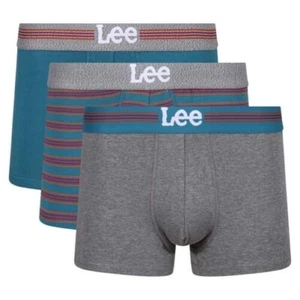 Lee Mens 3 Pack Boxers Leitch Trunks Cotton Blend Smooth Waistband Underwear - Picture 1 of 11