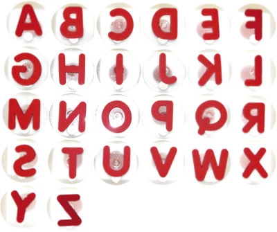 EDUPLAY RIESENSTEMPEL Großbuchstaben XXL Buchstabenstempel ABC Lernstempel Stempel NEU