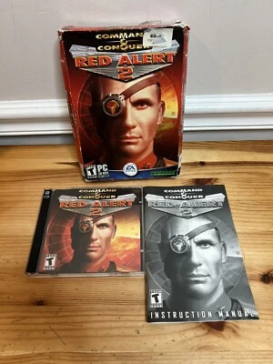 Command & Conquer: Red Alert 2 Allied and Soviet PC ROM Game Box Manual READ - Image 1 of 4