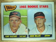 1965 Topps Curt Blefary John Miller RC #49 Rookie Stars MLB Baltimore Orioles NM