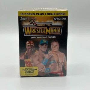 ⚡2015 Topps WWE Road To Wrestlemania Blaster Box Factory Sealed Relic Card!⚡ - Picture 1 of 2