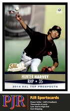 2014 Brandt South Atlantic League #13 Hunter Harvey Aberdeen IronBirds