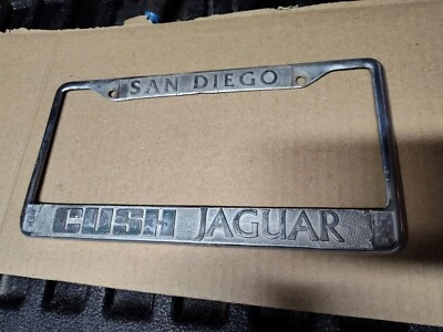 Cush Jaguar Of San Diego  California License Plate Frame - Image 1 of 2